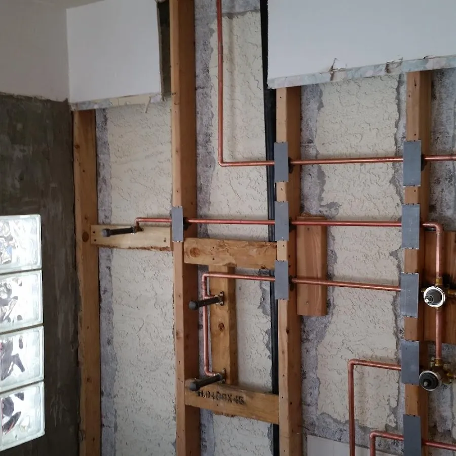 Copper pipe installation for Repiping in Hiawatha